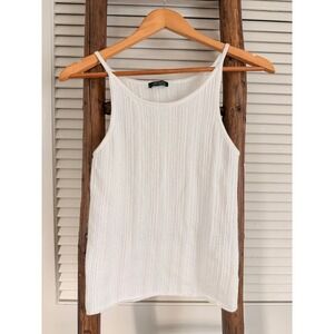 Wild Fable White Cable Knit Sleeveless Tank Top Women's S